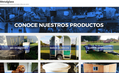metalglass.cl screenshot