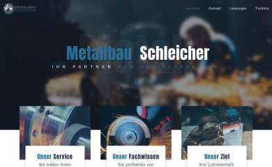 metallbau-schleicher.de screenshot