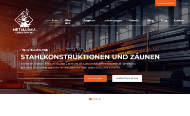 metallbauchrostowski.pl screenshot