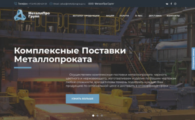 metallprogroup.ru screenshot