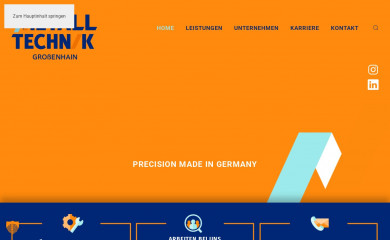 metalltechnik-grossenhain.de screenshot
