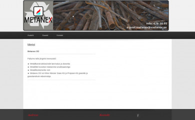 metanex.ee screenshot
