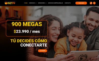 metfy.cl screenshot