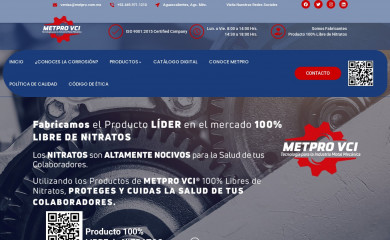 metpro.com.mx screenshot