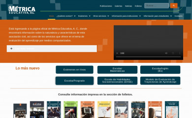 metrica.edu.mx screenshot