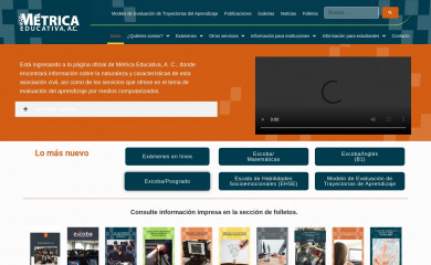 metrica.edu.mx screenshot