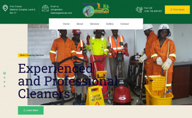 metro-cleaningservices.com screenshot