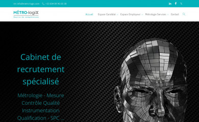 metro-logix.fr screenshot