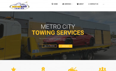 metrocitytowing.com.au screenshot
