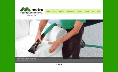 metrocleaningservices.com.au screenshot