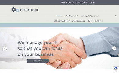 metronix.com.au screenshot
