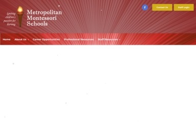 metropolitanmontessorischools.com screenshot