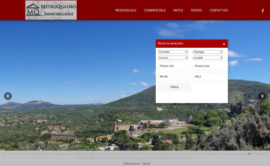 metroquadroimmobiliaretivoli.it screenshot