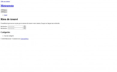 metroresto.fr screenshot
