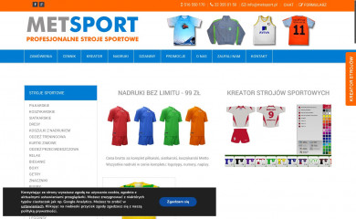 metsport.pl screenshot