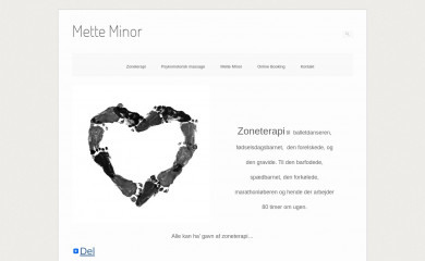 metteminor.dk screenshot