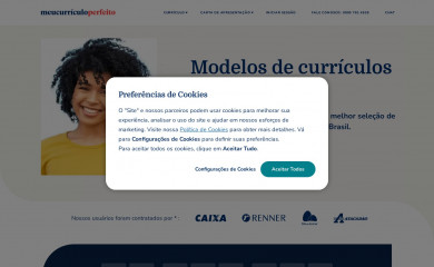 meucurriculoperfeito.com.br screenshot