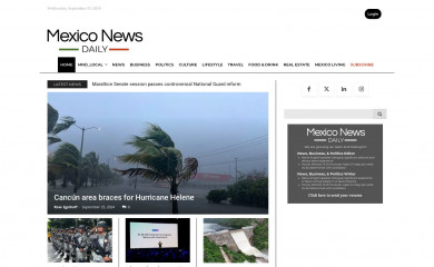 mexiconewsdaily.com screenshot