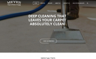 meyercarpetwindowcleaning.com screenshot
