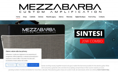 mezzabarba.com screenshot