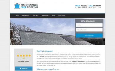 mf-roofing-liverpool.co.uk screenshot