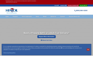 mfaoil.com screenshot