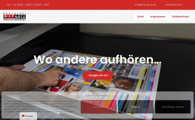 mg-druck.de screenshot