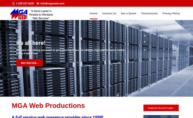 mgaweb.com screenshot