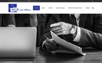 mgb-law.com screenshot