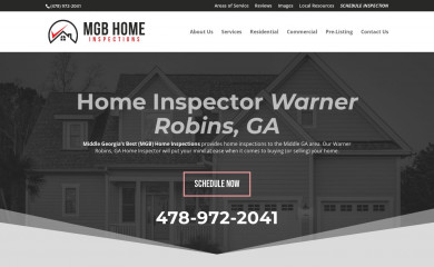 mgbhomeinspection.com screenshot