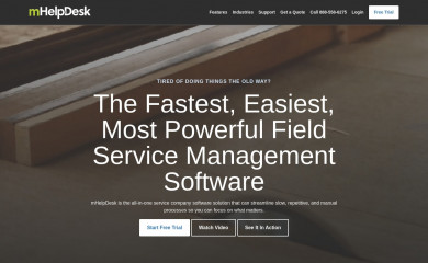 mhelpdesk.com screenshot