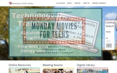 mhklibrary.org screenshot