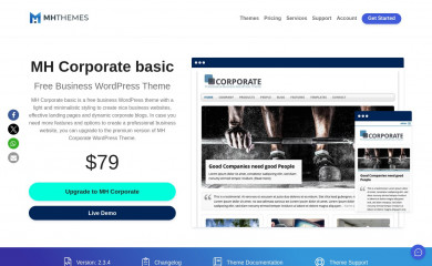 MH Corporate basic screenshot