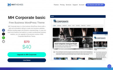MH Corporate basic screenshot