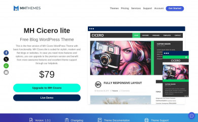 MH Cicero lite WordPress Theme - ThemeDetect.com