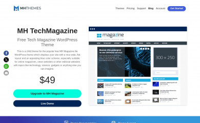 MH TechMagazine screenshot