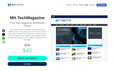 MH TechMagazine screenshot