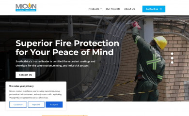 micon.co.za screenshot