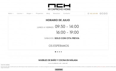 micaprichohome.com screenshot