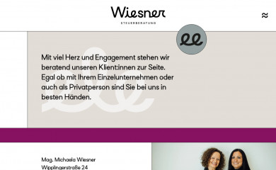 michaela-wiesner.at screenshot