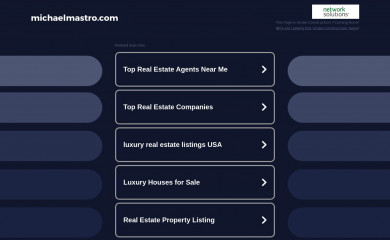 michaelmastro.com screenshot