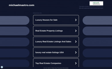 michaelmastro.com screenshot