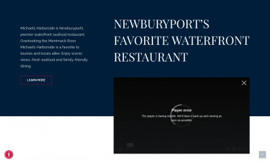 michaelsharborside.com screenshot