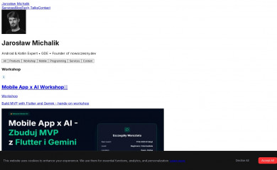 michalik.tech screenshot