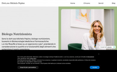 michelapepino.it screenshot