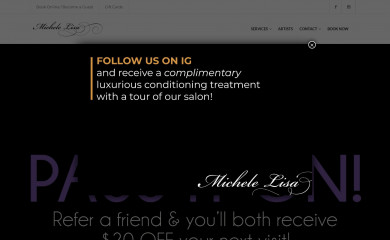 michelelisasalon.com screenshot