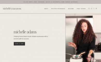michellesmacarons.com screenshot