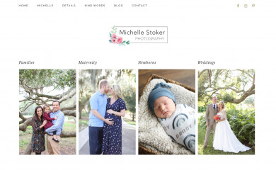 michellestokerphotography.com screenshot
