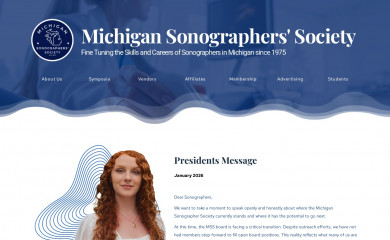 michigansonographerssociety.org screenshot