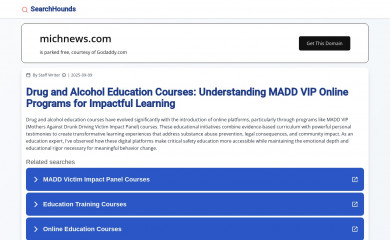 michnews.com screenshot